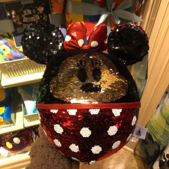 Disney Minnie Mouse Reversible Sequined Plush - Picture 9 of 9